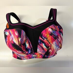 Panache Sport Galaxy Print Underwire Sports Bra Size 32H